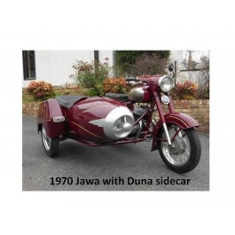 Jawa With Duna Sidecar