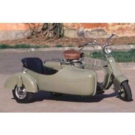 Lambretta with sidecar