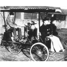 The 1895 Leyland Tricar.  (My thanks to Kerry Croxton for sending in this picture)