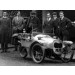 The 1920 Wooler Mule?  ( My thanks to Jenny Saddington for this photo from the album of Jane Saddington - sister to the Wooler brothers. The chap that is fourth from the left is Charles Wooler, John's elder  brother who was also a brilliant engineer in hi